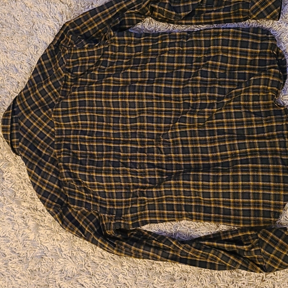 VINCE plaid button up shirt size Large - Picture 4 of 4